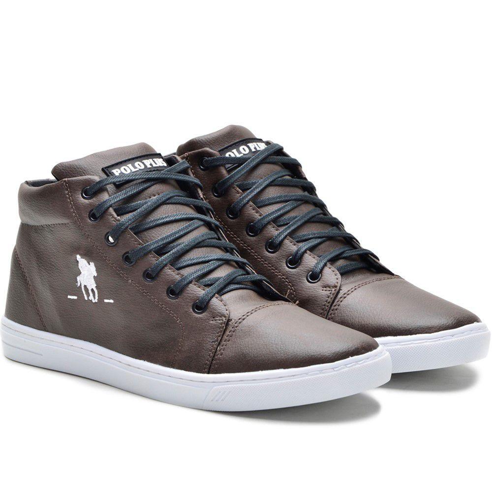 tenis polo cano alto masculino