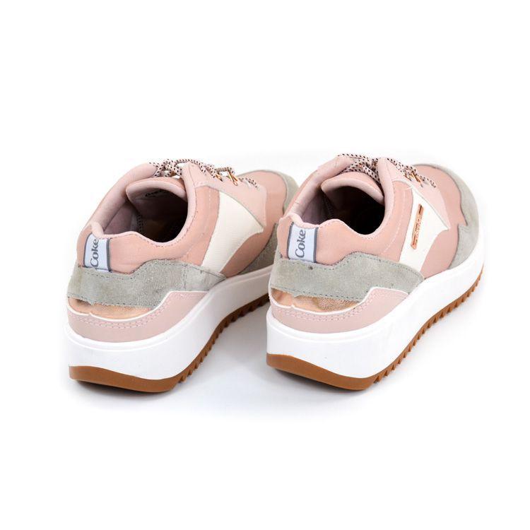 Tenis fem inside close rose/cinza cc1555 coca-cola 20849 - Coca-Cola Shoes - Tênis Feminino - Magazine Luiza