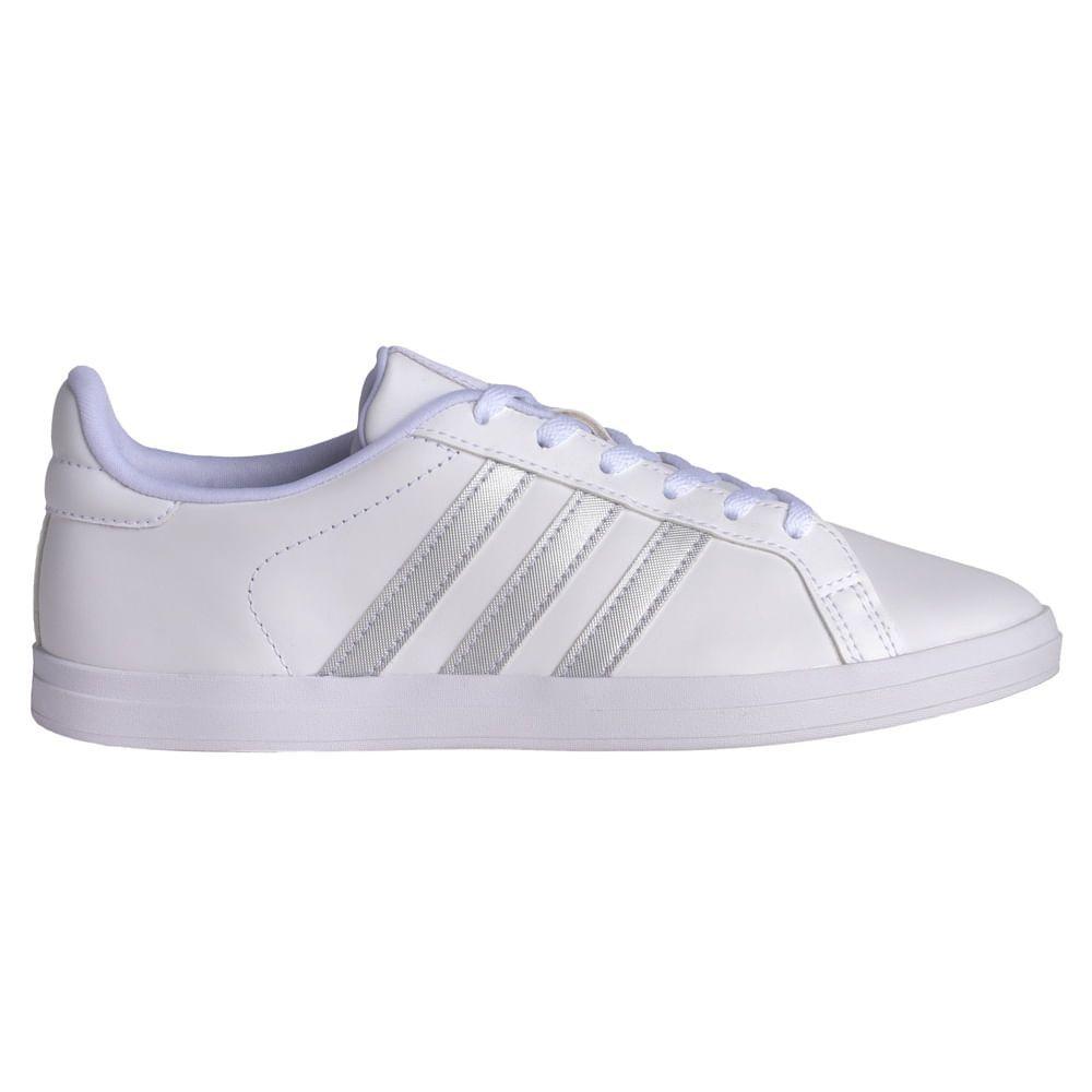 adidas branco e prata feminino