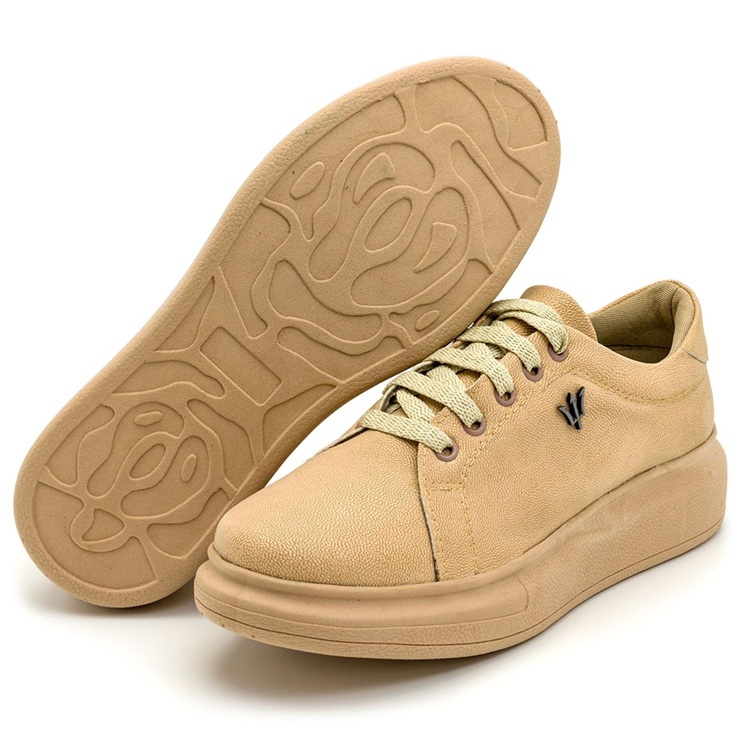 Tênis Feminino Adulto e infantil Confortado Landflex numero 33 ao 40  Lançamento 2021 Cor Nude - Tênis Feminino - Magazine Luiza