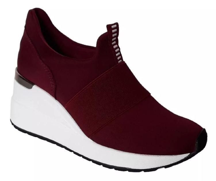 Tênis meia menina de marte bordô - R$ 69.00, cor Vermelho (sem cadarço)  #62617, compre agora | Shafa