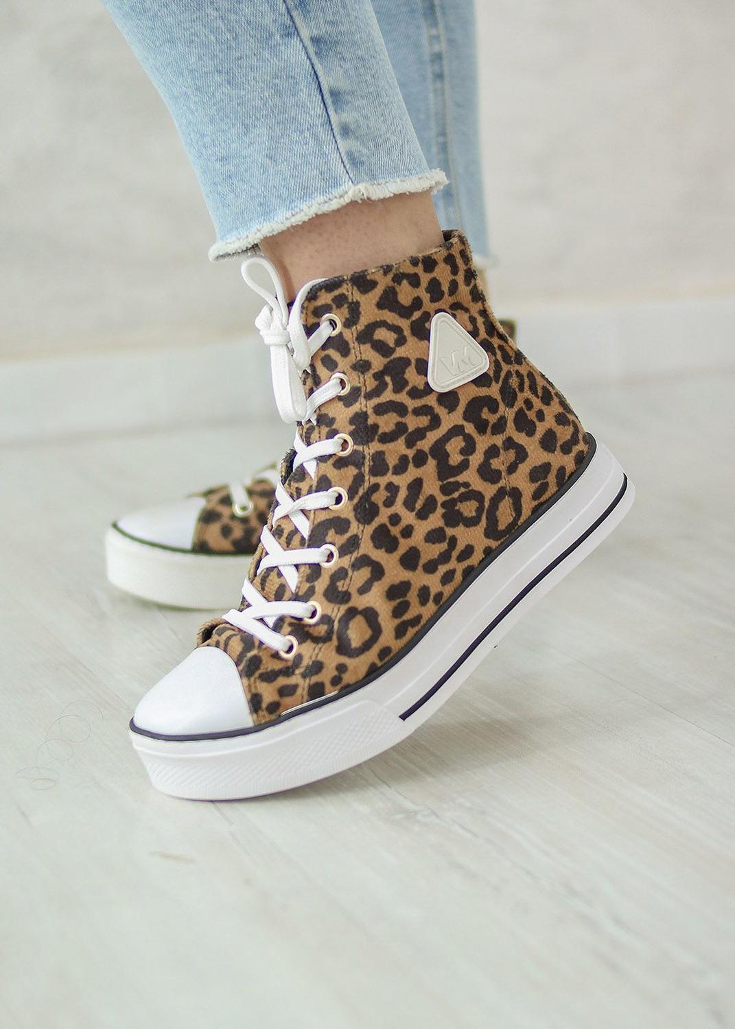 Tênis Feminino Animal Print Cano Alto - Via Marte - Tênis Feminino -  Magazine Luiza