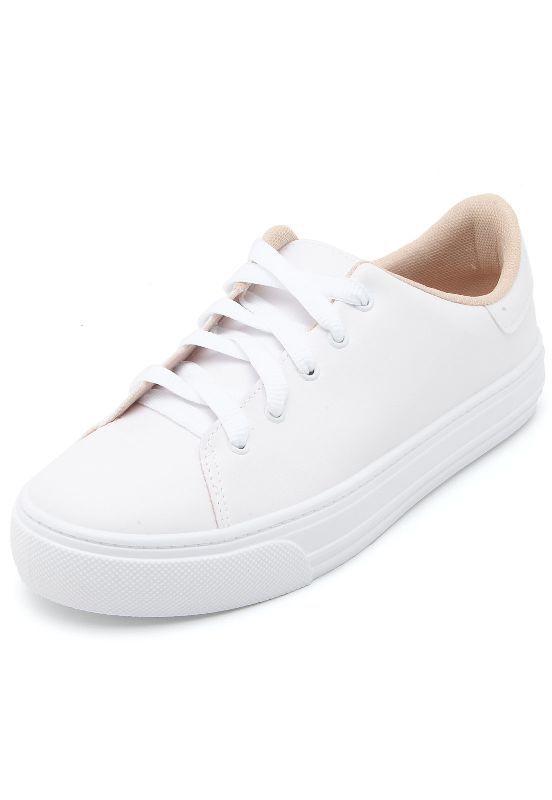 tenis branco feminino beira rio