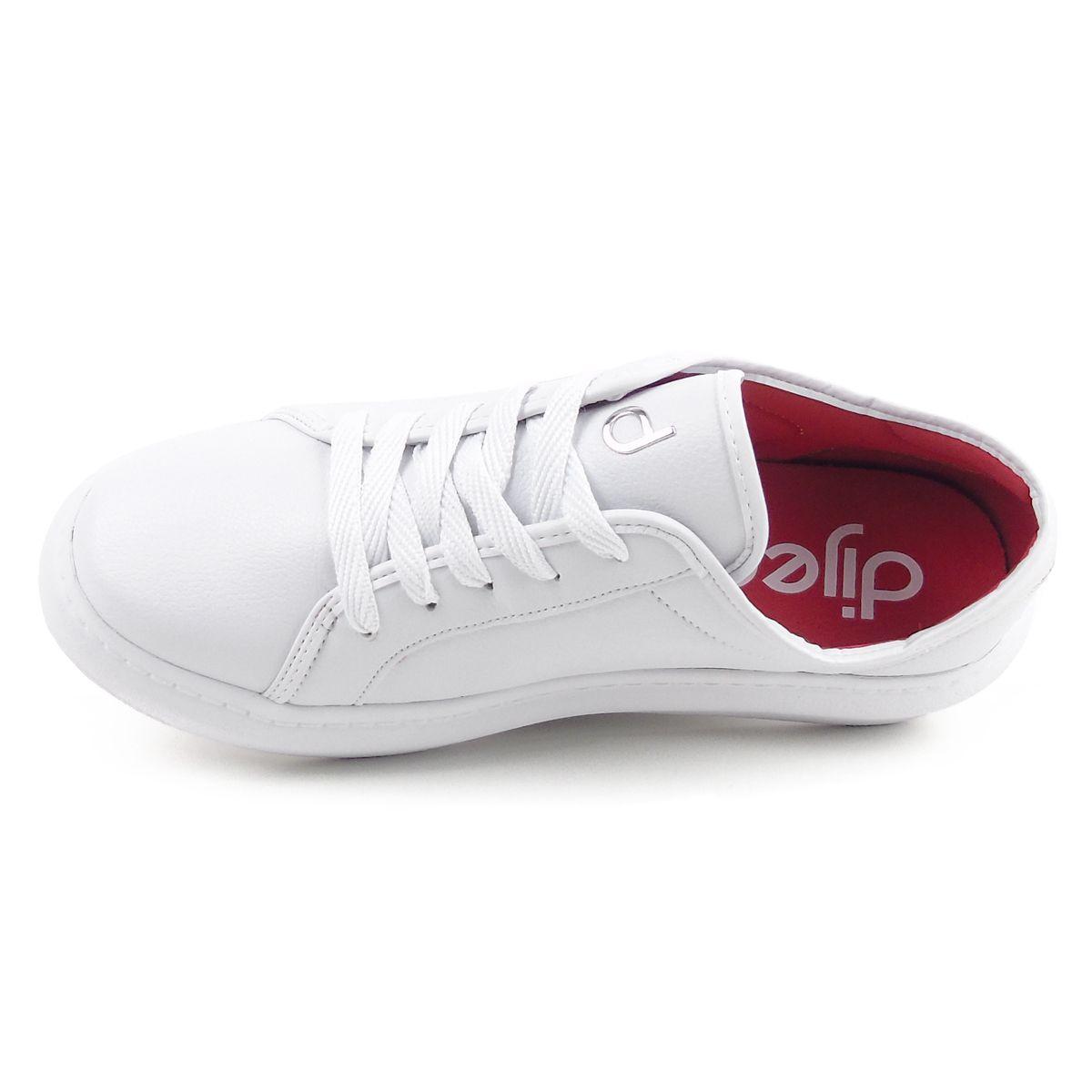 tenis confortavel feminino branco