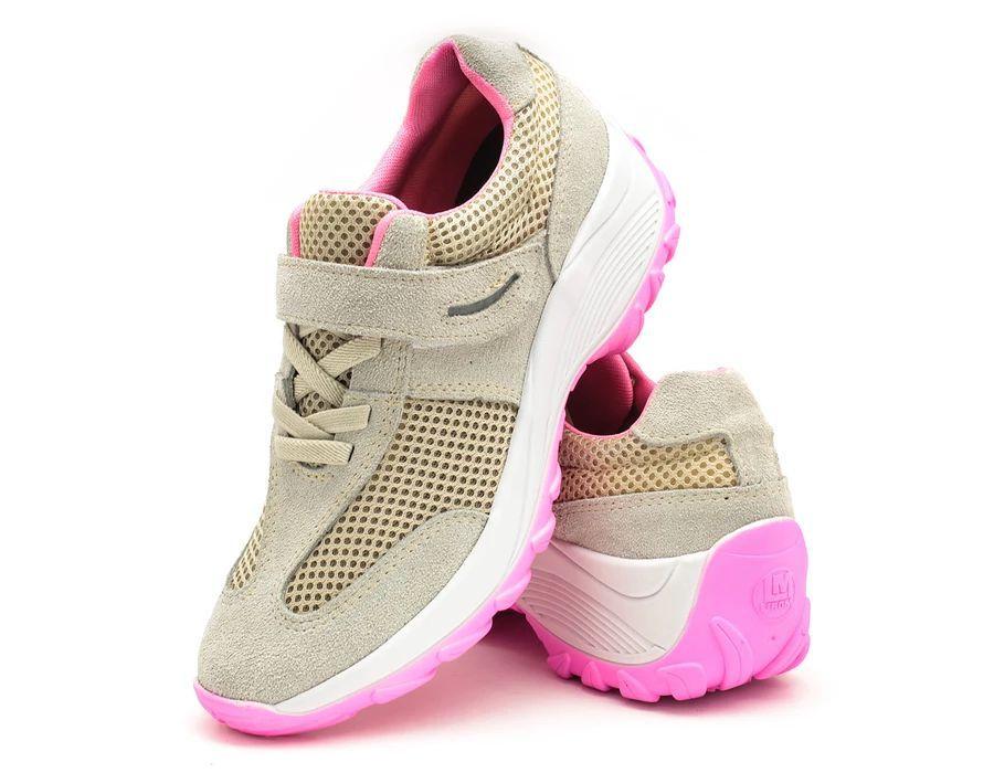 tenis feminino de couro para caminhada