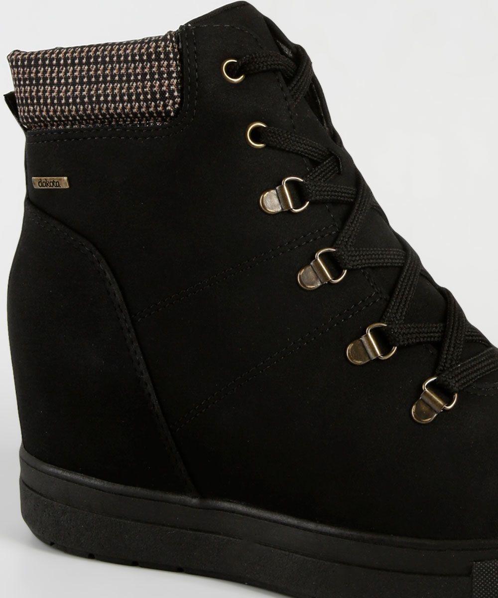 Tênis Feminino Cano Alto Salto Embutido Dakota - Tênis Feminino - Magazine  Luiza