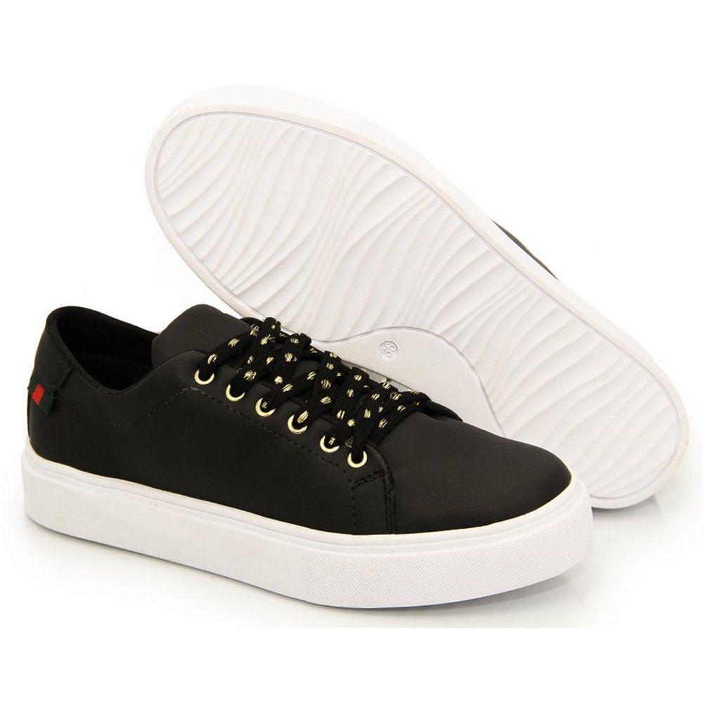 tenis feminino casual preto