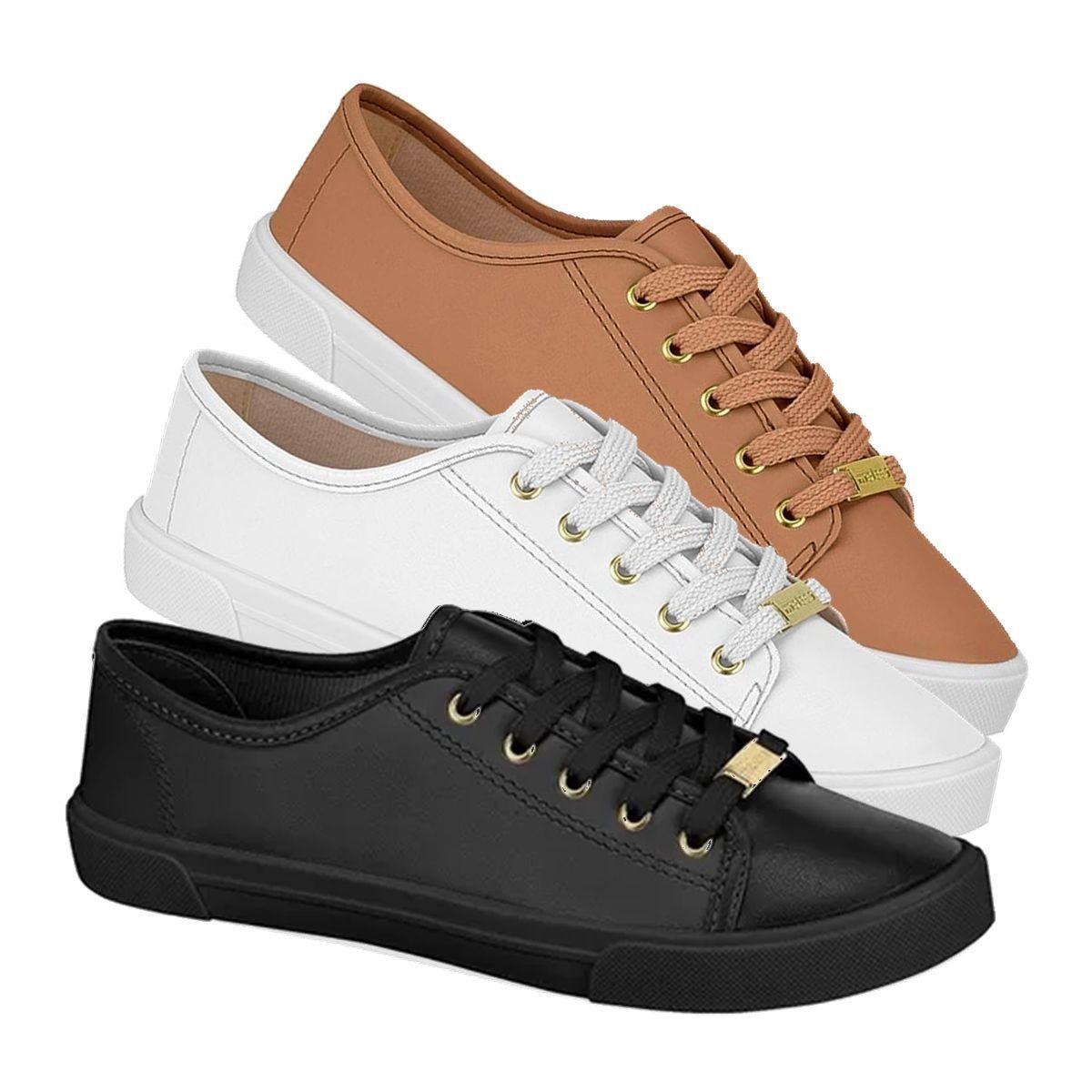 Tênis Feminino Casual Sapatenis Basico Conforto Escolar Colegial  Consultorio Enfermeira Enfermagem Moleca 5296210 - Moda Feminina - Magazine  Luiza