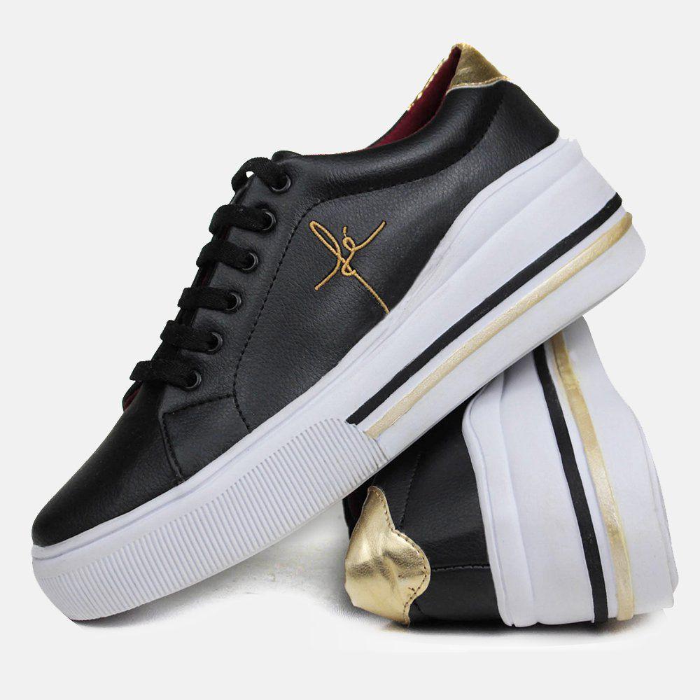 sapatenis sola preta