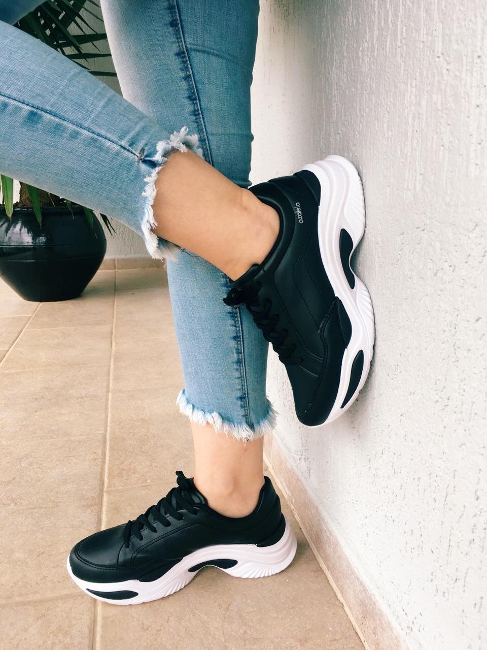 tênis azaleia chunky sneaker feminino
