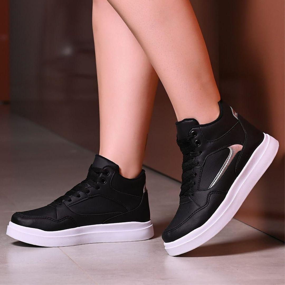 Treino Feminina Sneakers Feminino Academia Bota Fitness Tenis