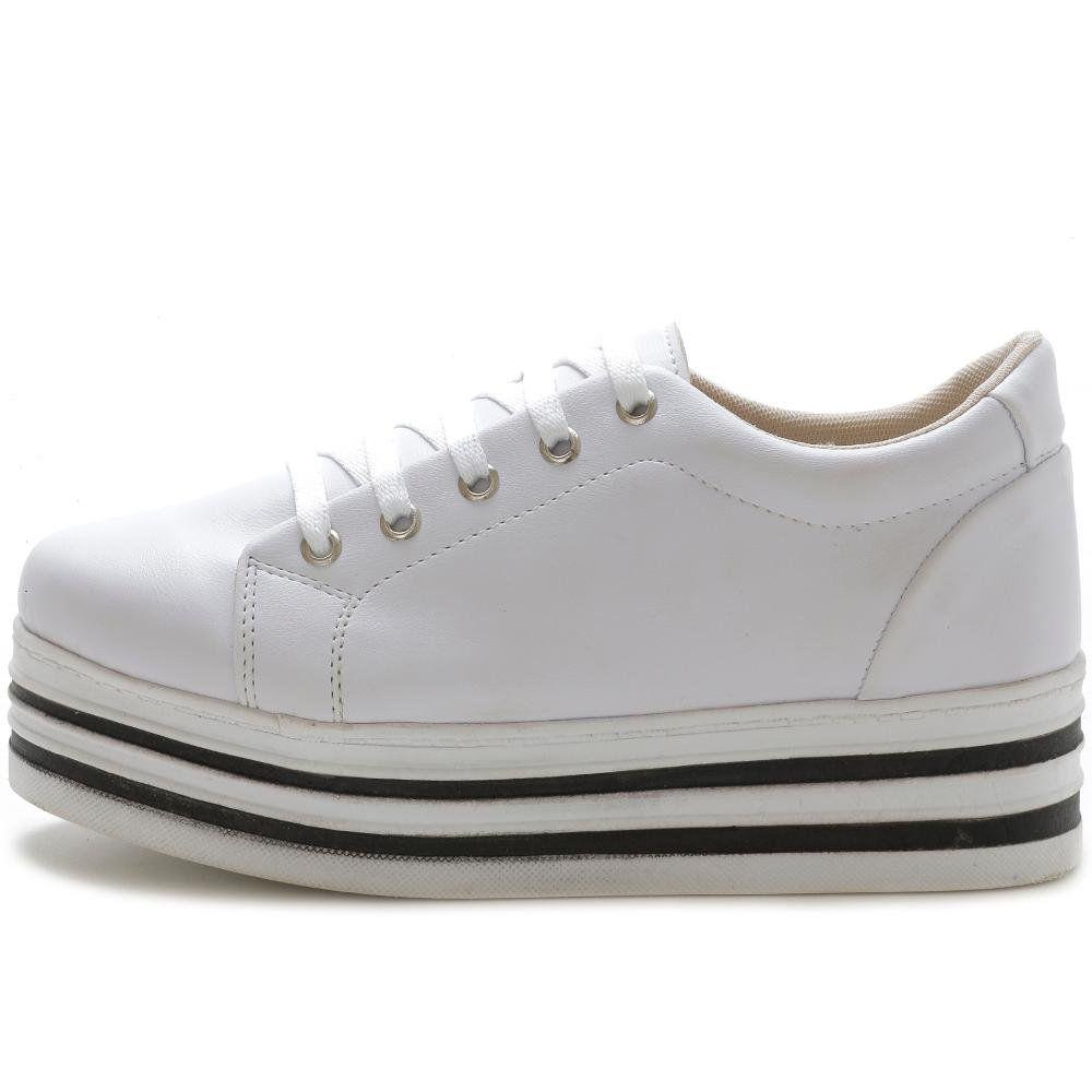 tenis branco flatform