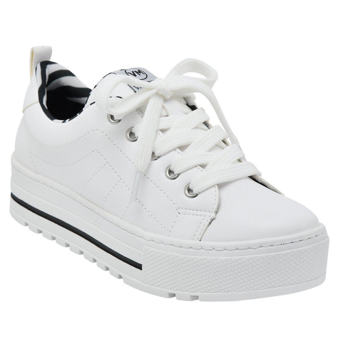 tênis feminino flatform elástico em x via marte