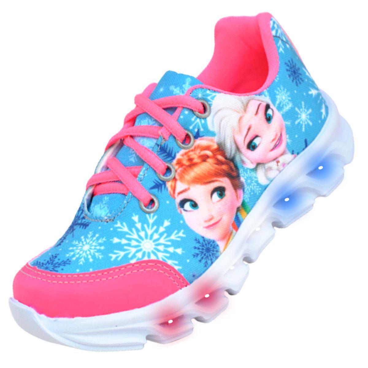 tenis infantil feminino personagens