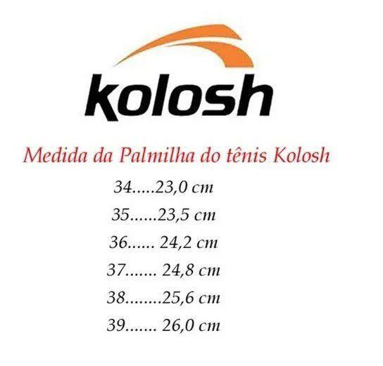 tenis kolosh enfermagem