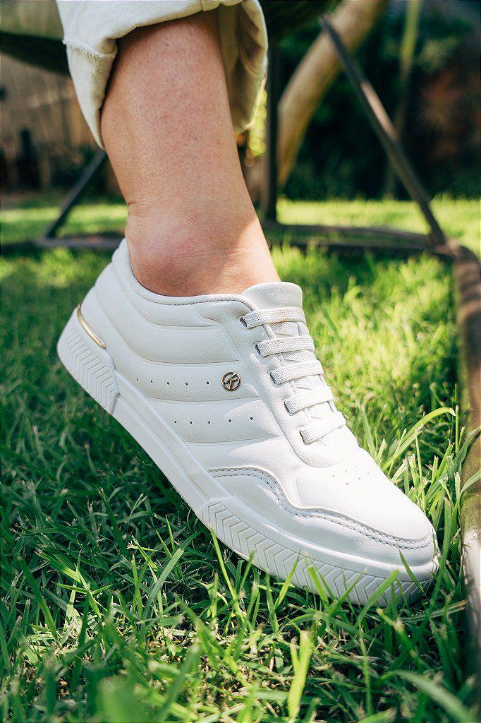 Sem Cadarço Vans Branco Sem CadarÃ§o Couro Tenis Vans Feminino Sem