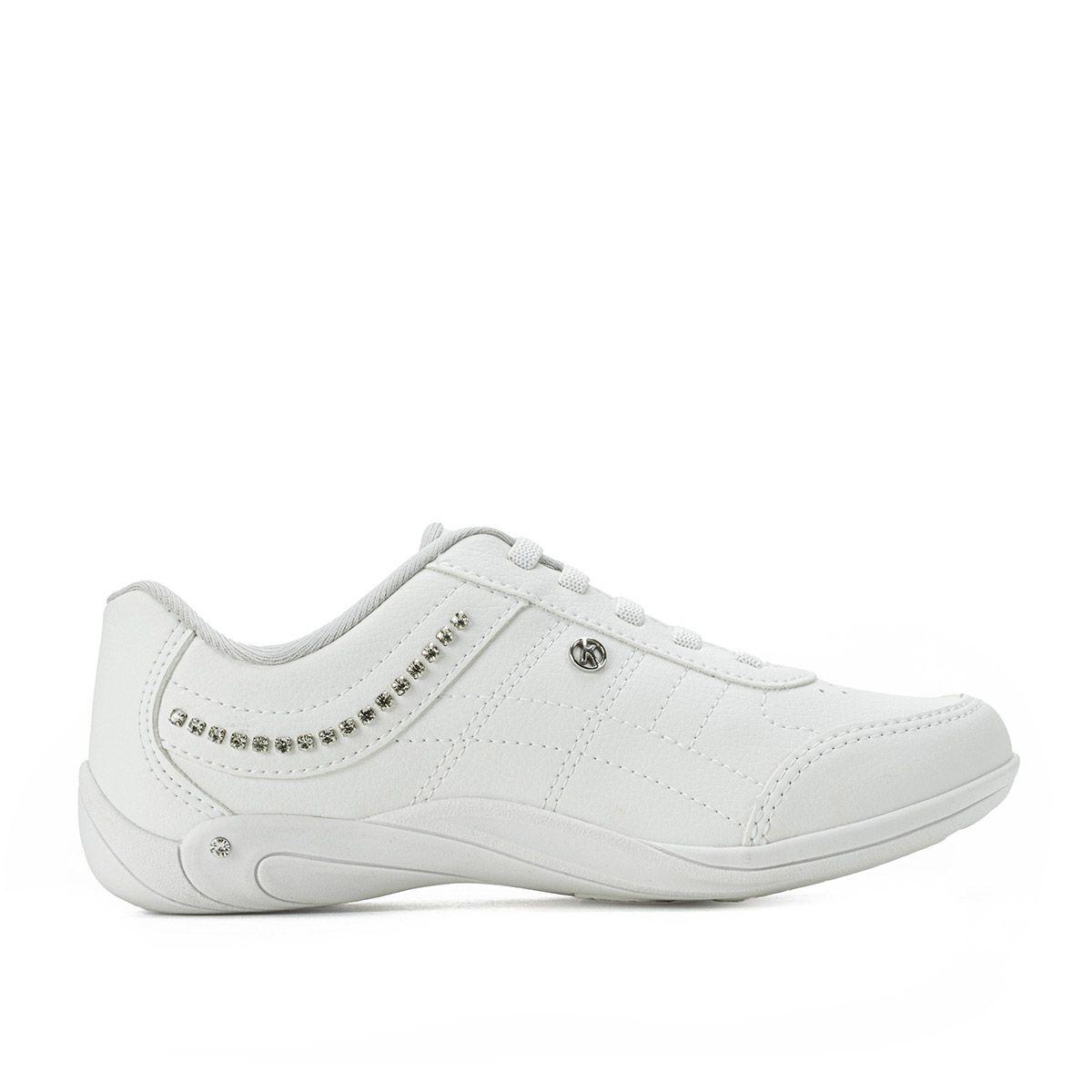 Tênis Kolosh Casual Branco Tenis Feminino Kolosh Casual Branco