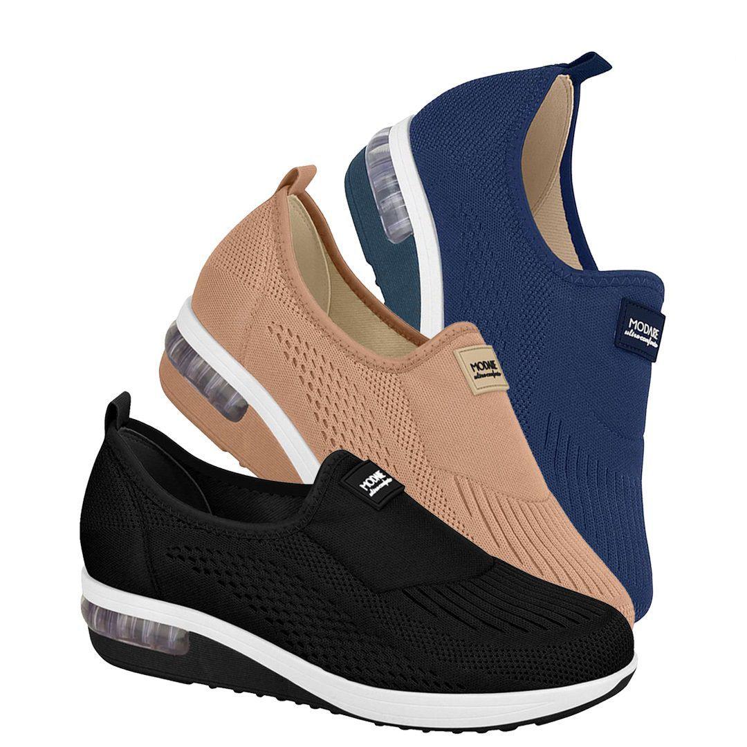 Tênis Feminino Sem Cadarço Casual Modare Palmilha Conforto Iate com Sola  Gel Amortecedor 7320.217 - Moleca - Tênis Feminino - Magazine Luiza