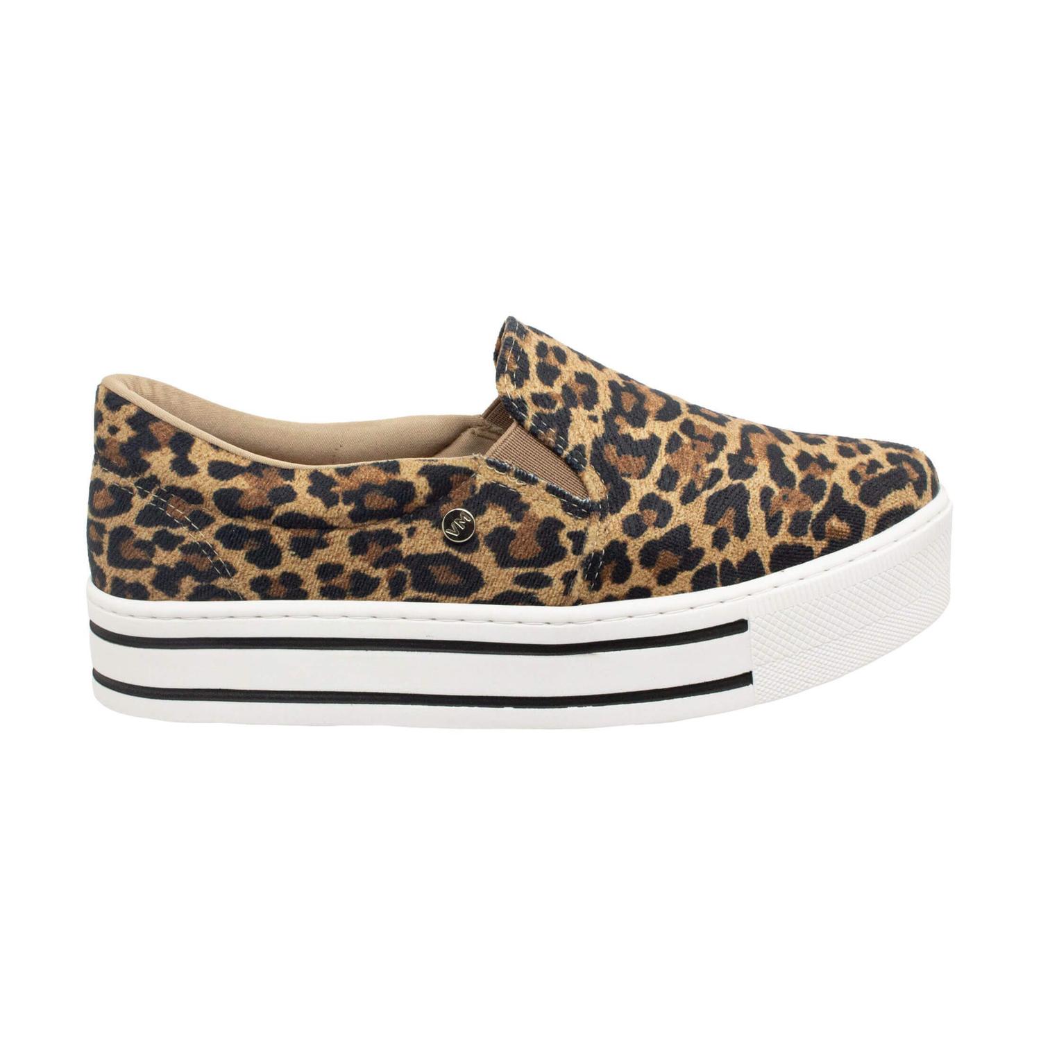 Tênis feminino slip on animal print via marte - Slipper / Slip On Feminino  - Magazine Luiza
