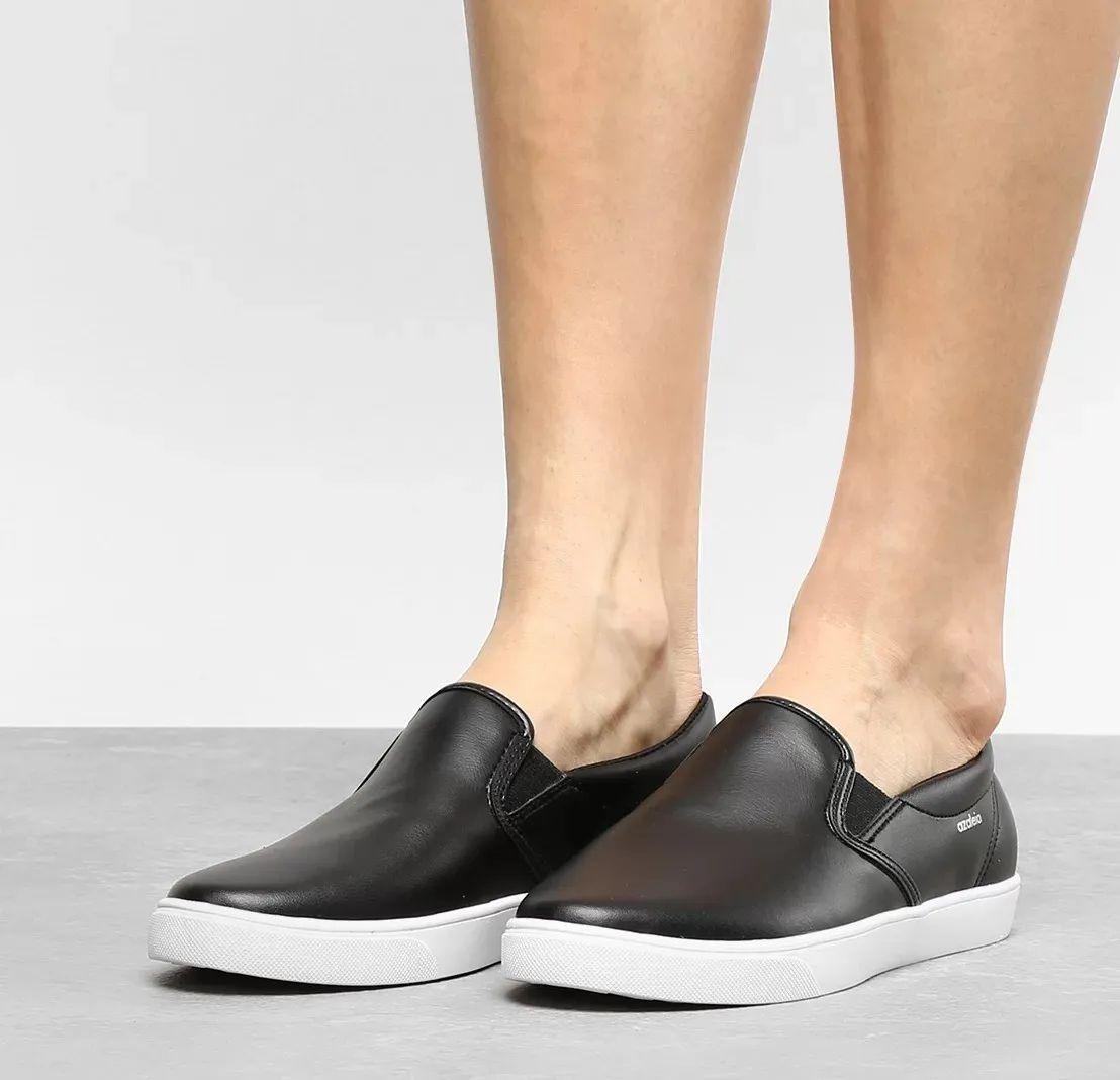 Tênis Feminino Slip On Classic Iate Elástico Azaleia - Preto 88/0513 -  Slipper / Slip On Feminino - Magazine Luiza
