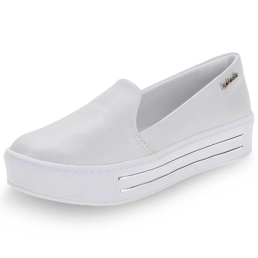 slip on flatform feminino