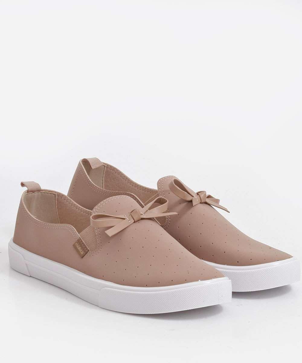 Tênis Feminino Slip On Laço Moleca - Slipper / Slip On Feminino - Magazine  Luiza