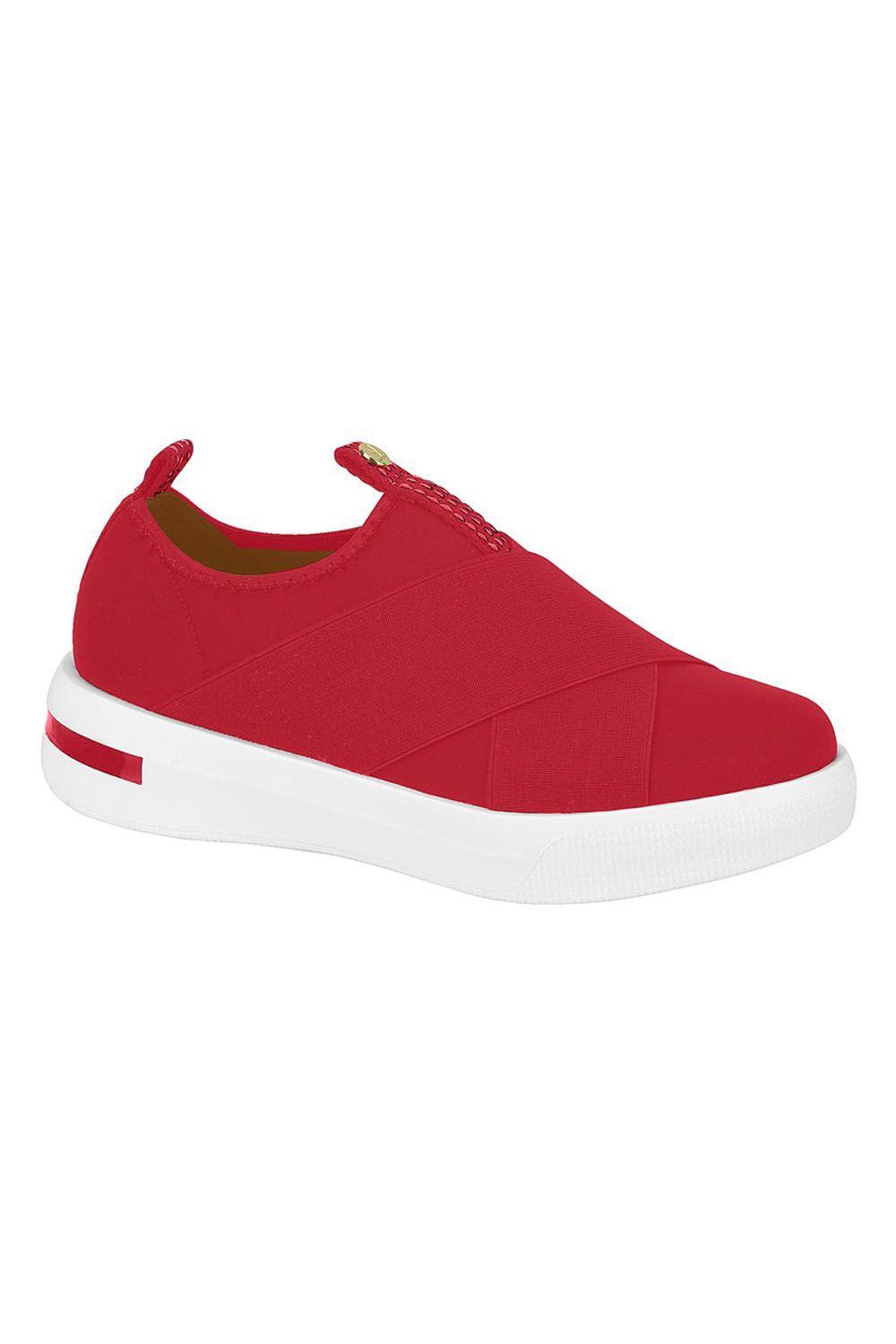 slip on vermelho feminino