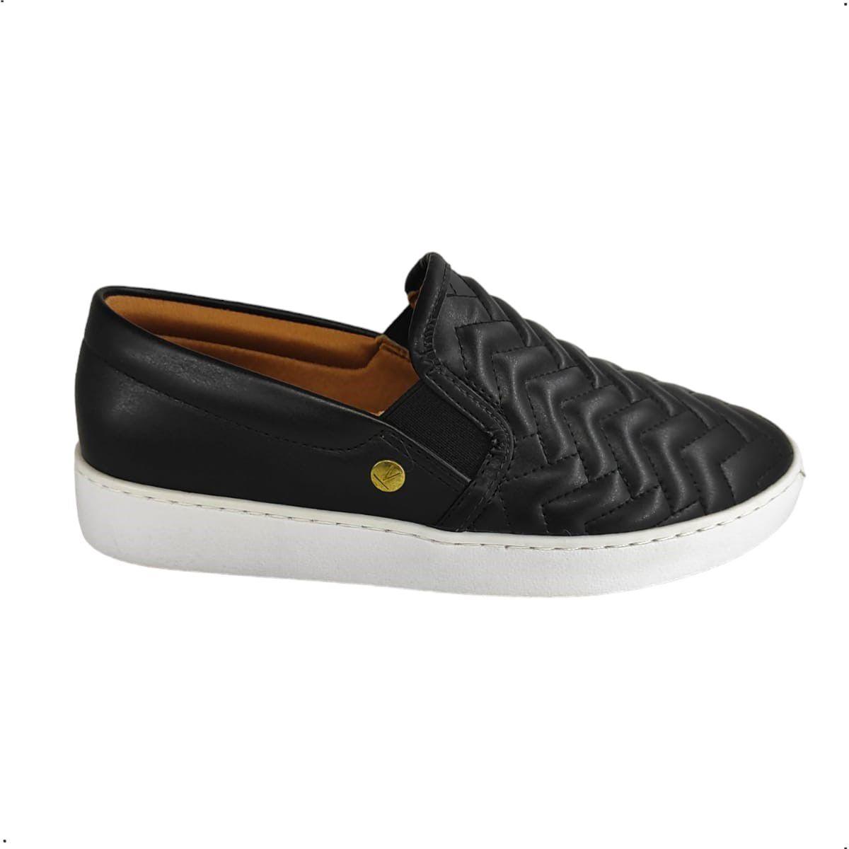Elástico Tenis Slip On Vizzano Preto Tenis Feminino Slip On