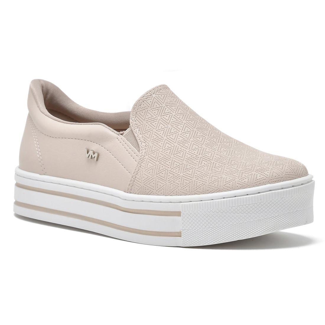 Tênis Casual Via Marte Slip On Tênis Feminino Via Marte Slip On