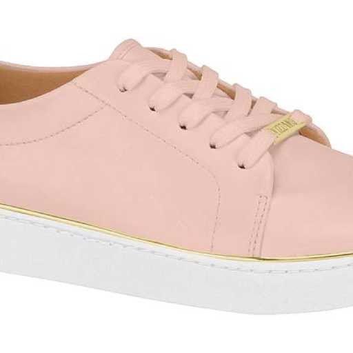 tênis feminino vizzano branco filete dourado