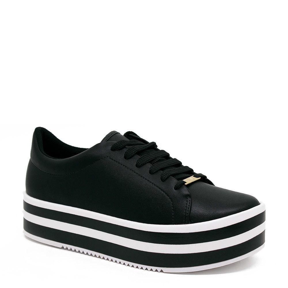 tenis flatform todo preto