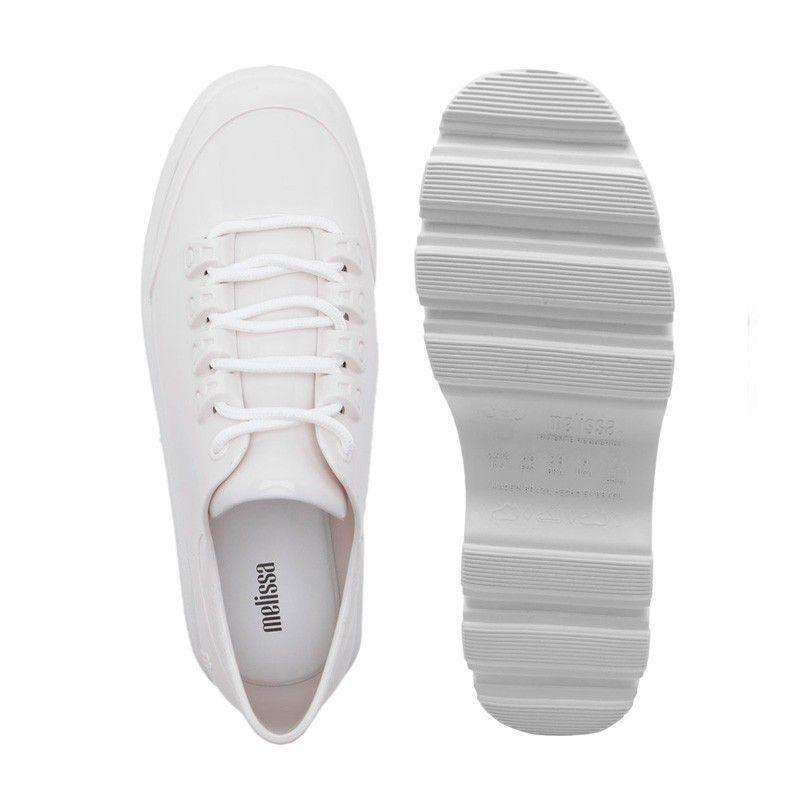 tênis flatform melissa kick off branco