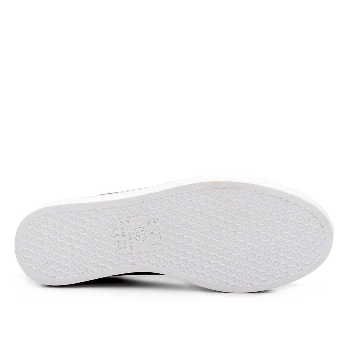 tênis flatform somoda com pingente feminino