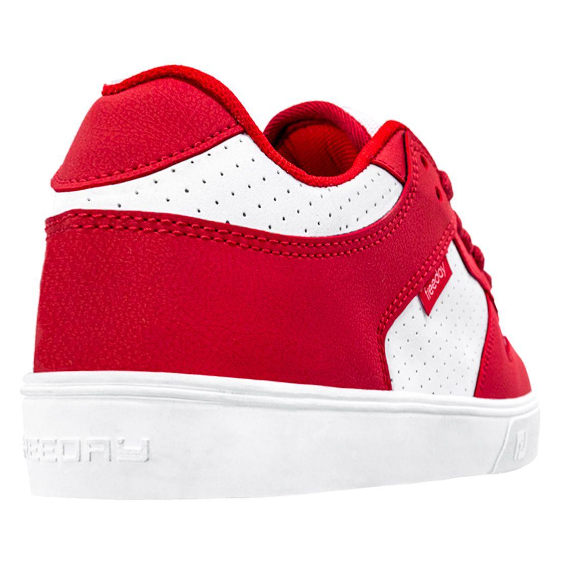 Tenis freeday vermelho fashion