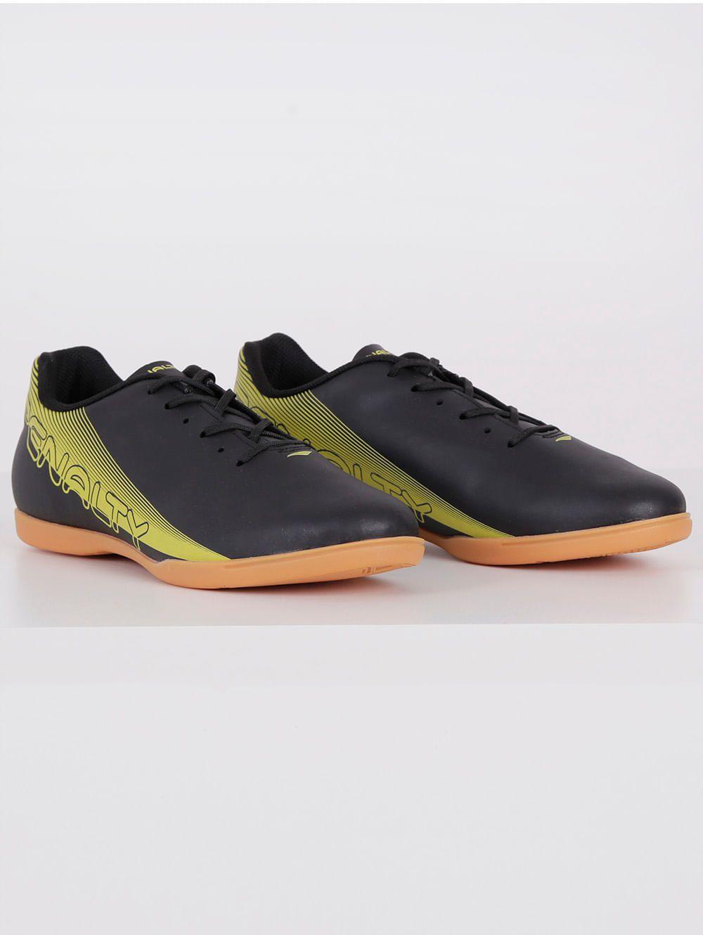 Tenis Futsal Penalty Bravo XX Masculino Preto/amarelo - Produtos de Futebol  - Magazine Luiza