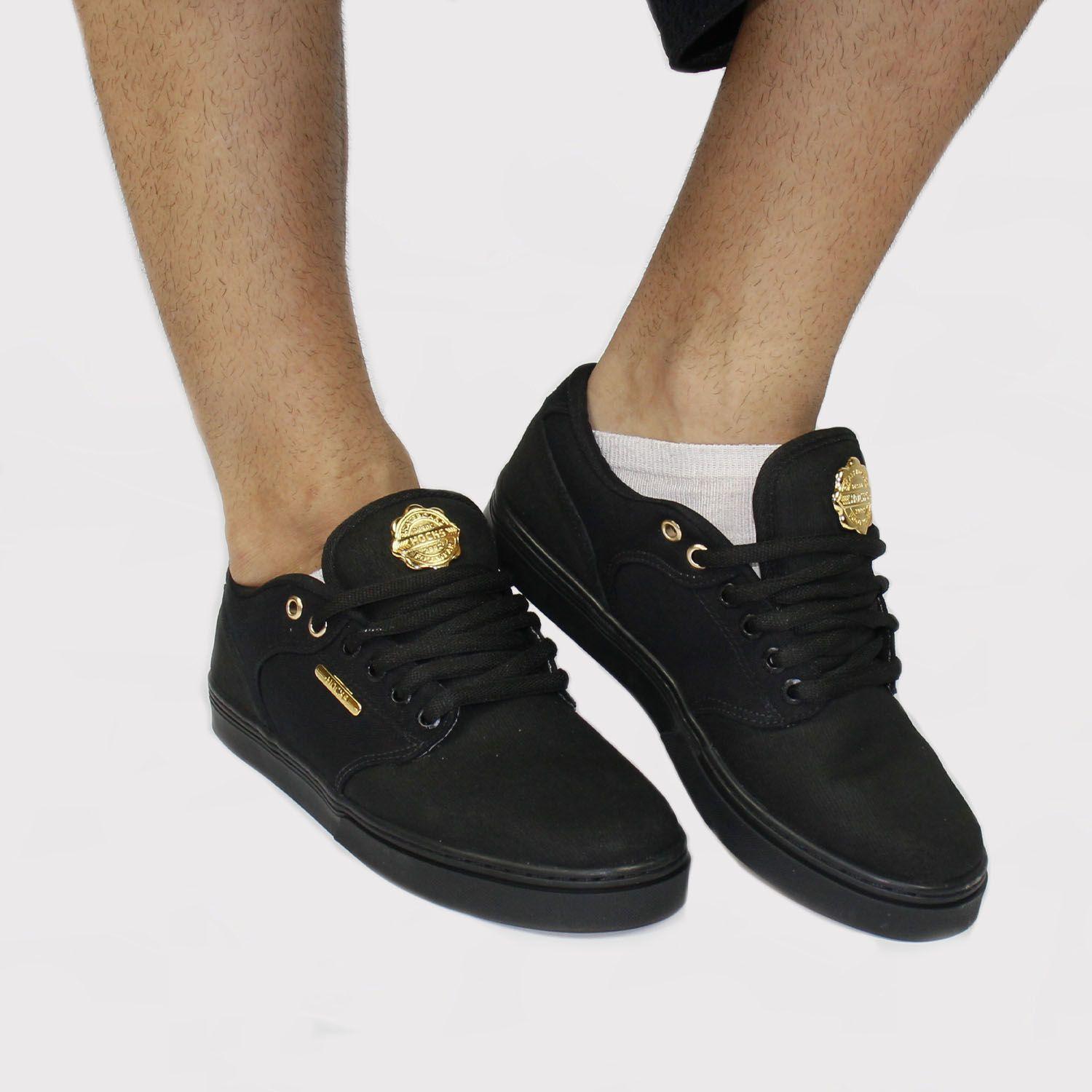hocks preto com dourado