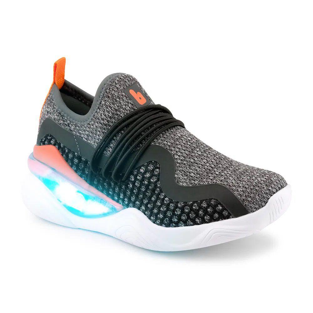 Tênis Infantil BIBI Luz Led Light Flow Masculino Cinza - Calçados Infantis  - Magazine Luiza
