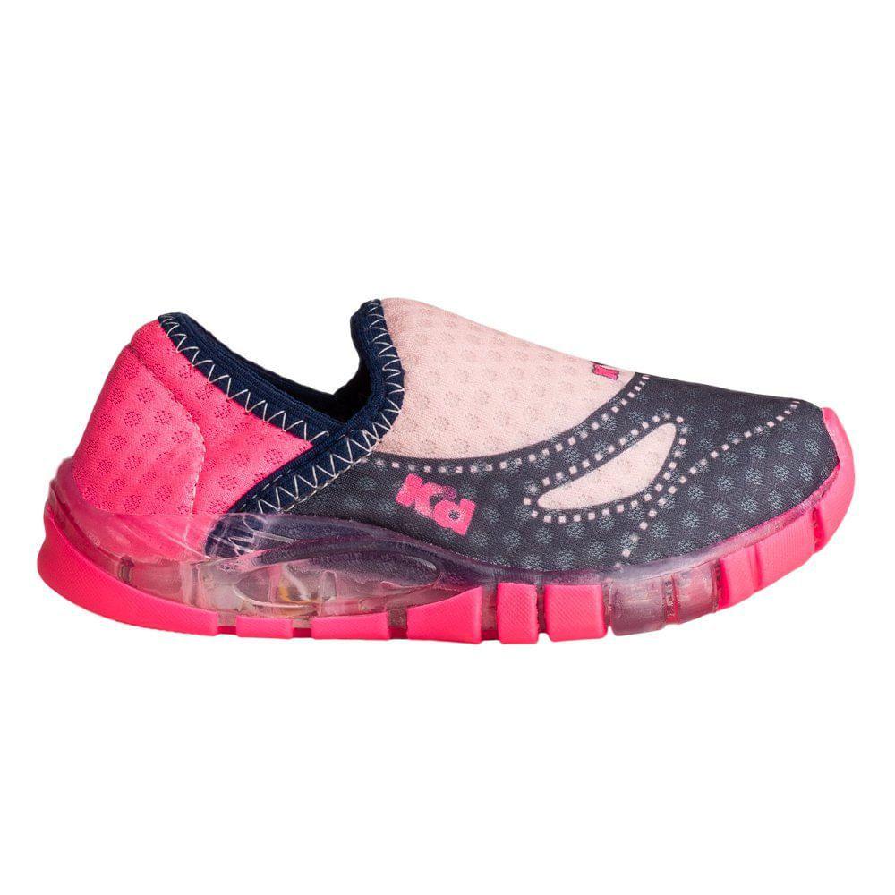 Tênis Infantil c/ Led Kidy Flex Light Menina Marinho/Pink - Calçados  Infantis - Magazine Luiza