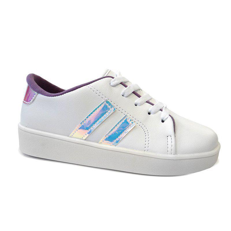 tenis feminino branco infantil