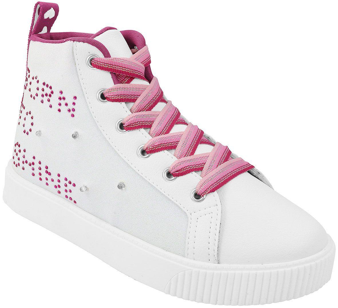 tenis infantil feminino cano medio