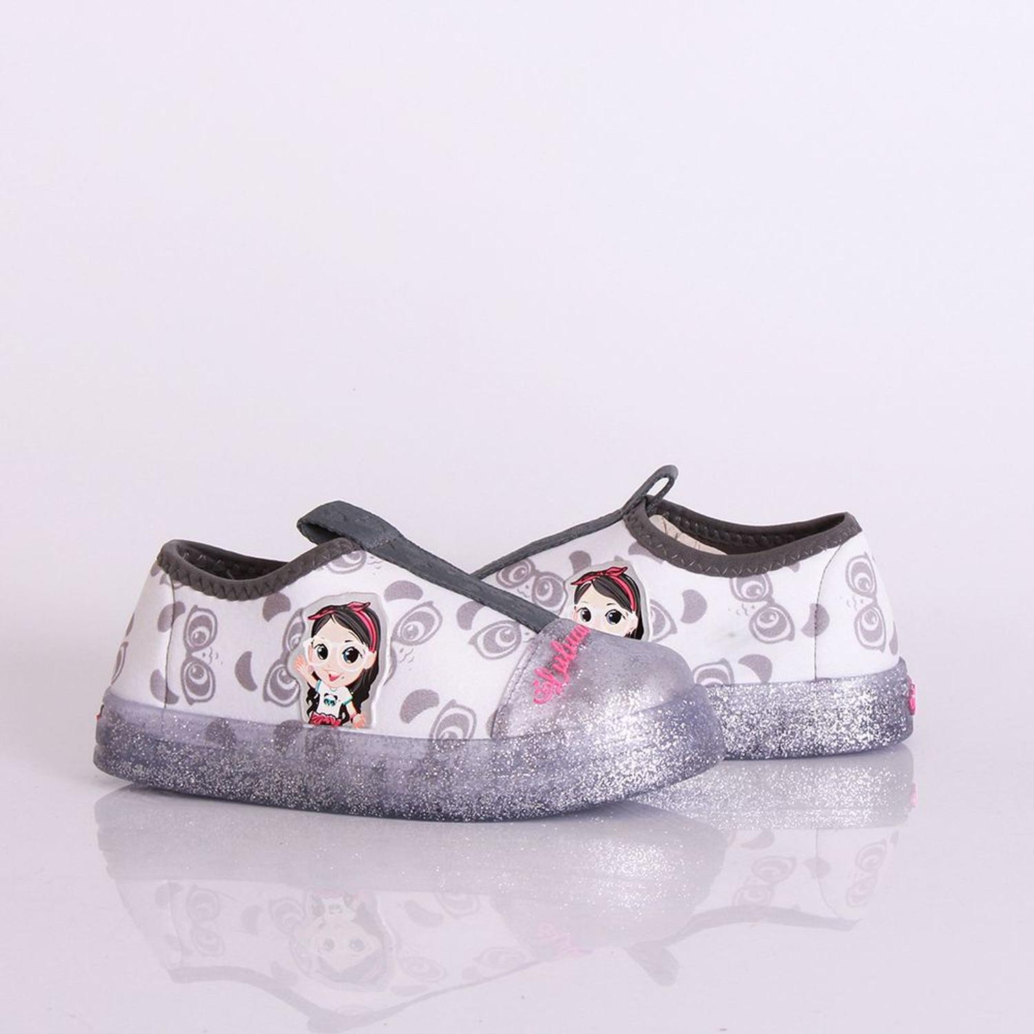 Tênis Infantil Luluca Mania Grendene 22415 - Cor:Prata Glitter - Tamanho:25  - Grendene Kids - Calçados Infantis - Magazine Luiza