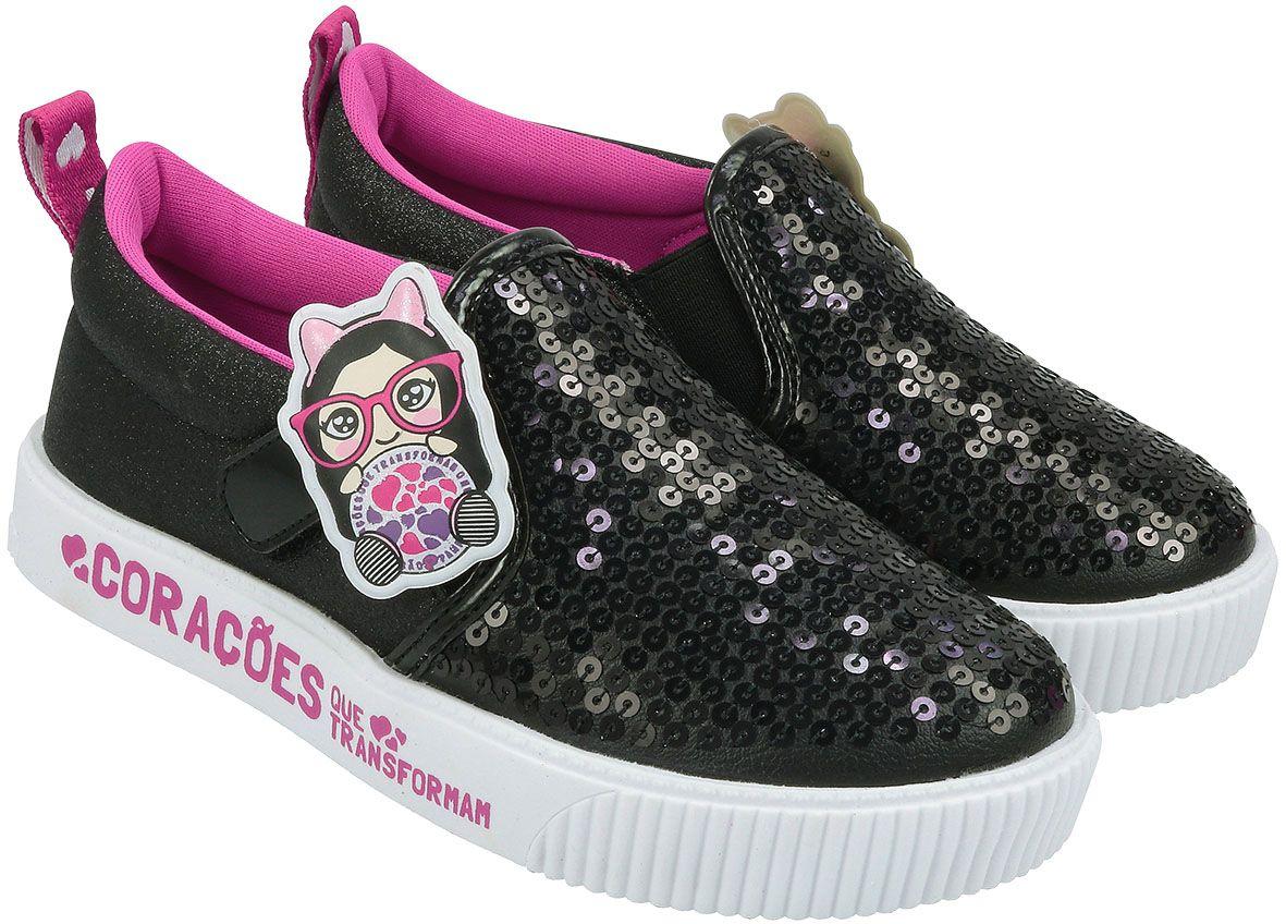 tenis pé com pé infantil