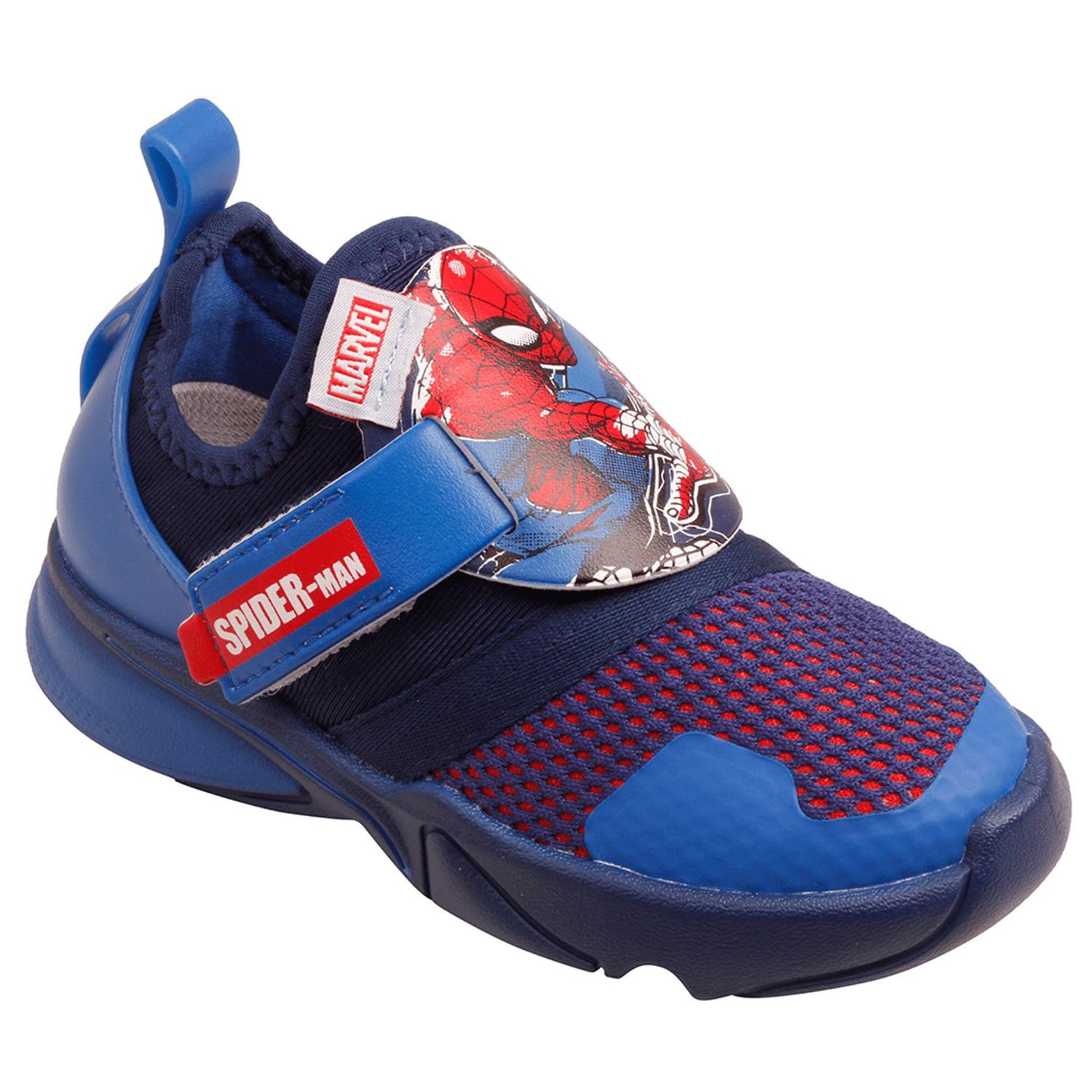 Tênis Infantil Marvel Homem Aranha Mania 22304 - Cor:Azul/Vermelho -  Tamanho:23/24 - Grendene Kids - Tênis Infantil - Magazine Luiza