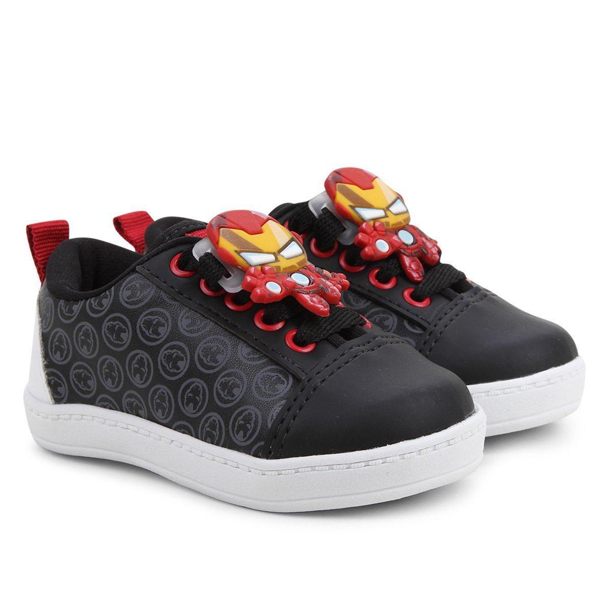 tenis do homem de ferro infantil