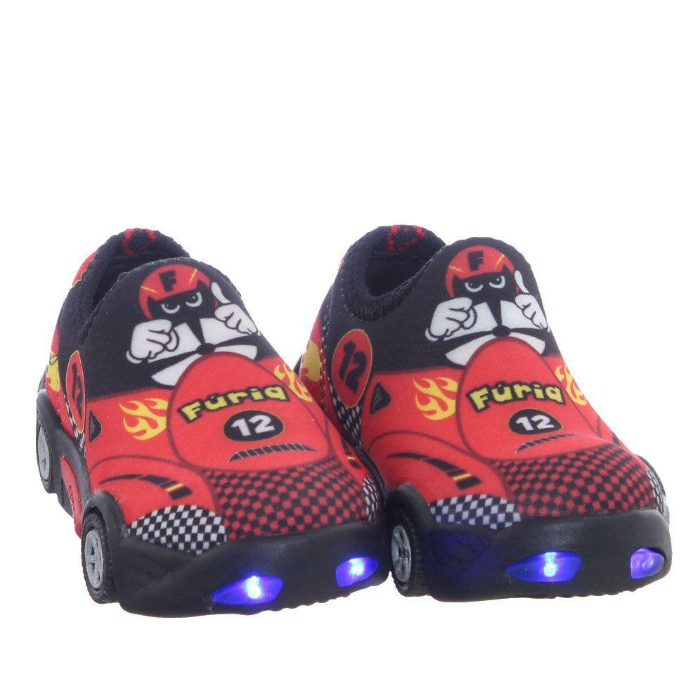 tenis carros com luz