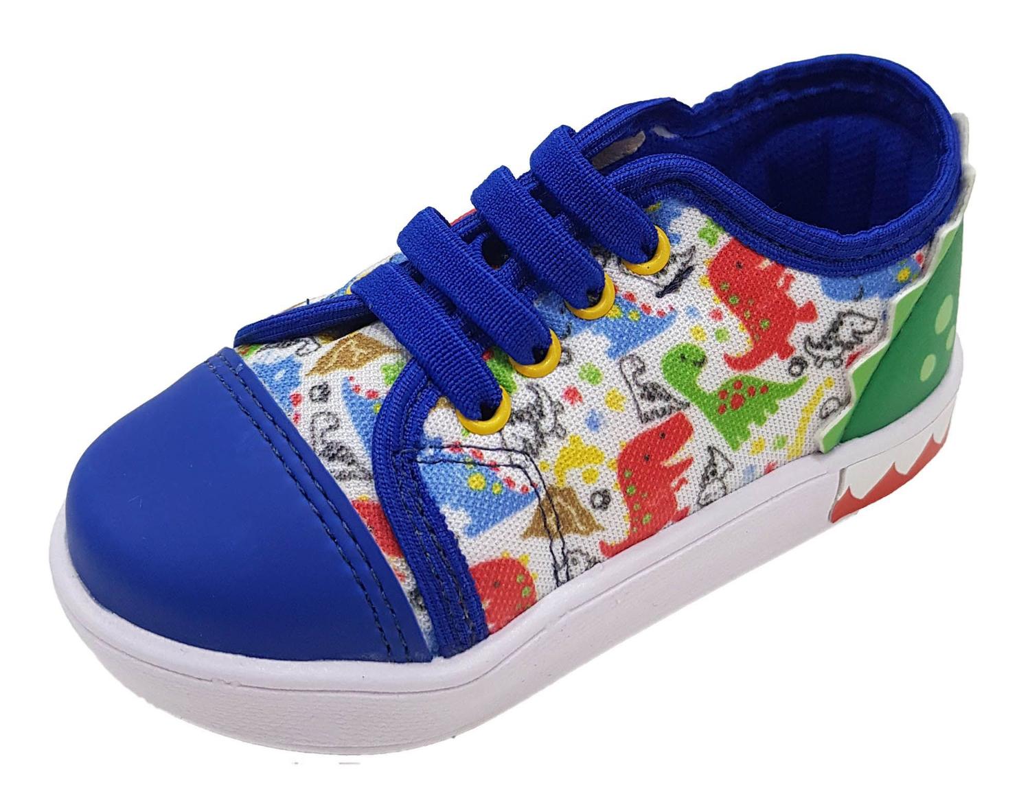 tenis infantil masculino dinossauro