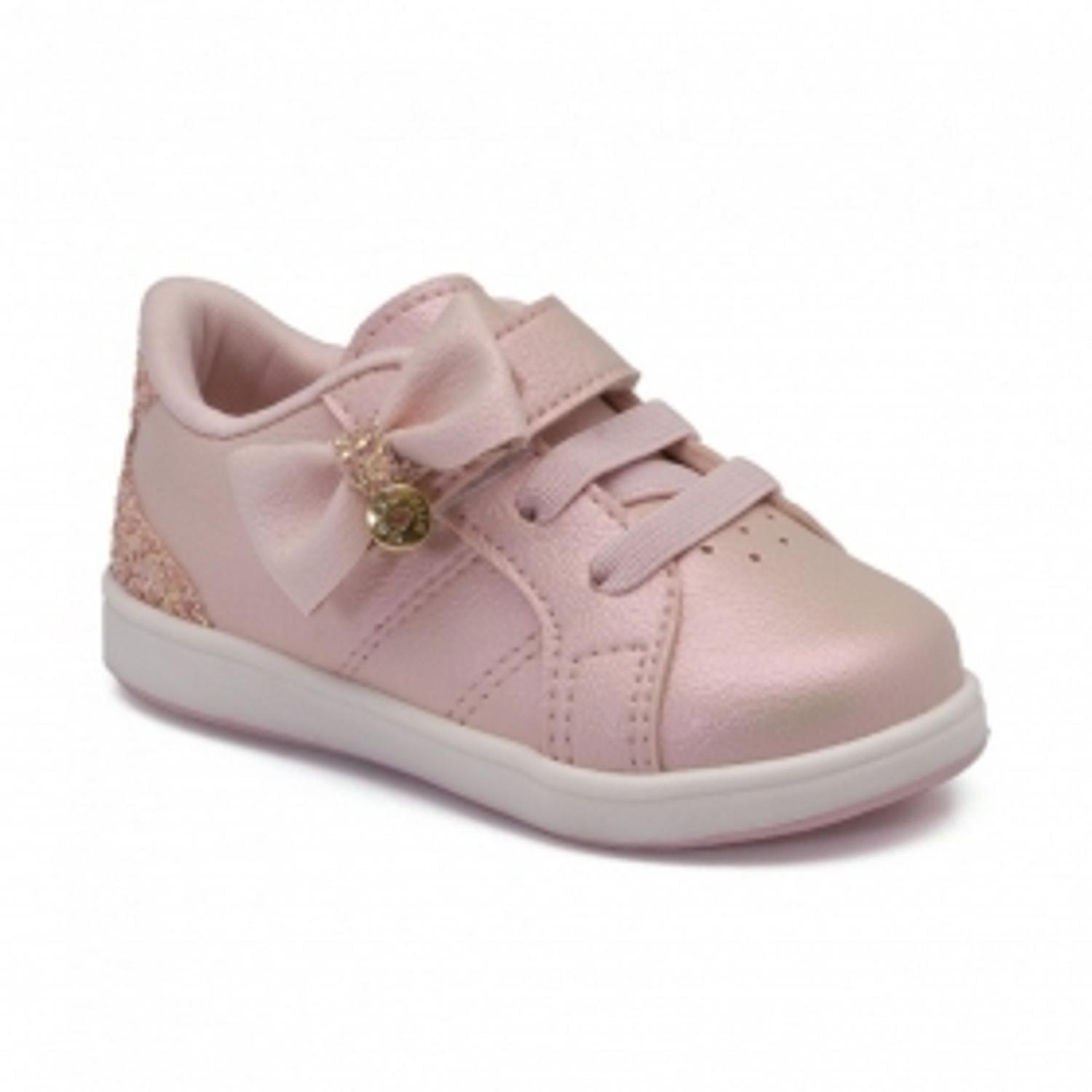 Tenis Infantil Menina Casual/Retro Perolado Com Lacinho e Glitter Klin 19 -  Tênis Infantil - Magazine Luiza