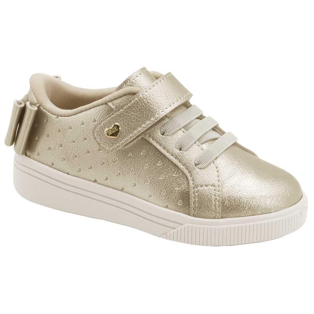 tênis dourado infantil