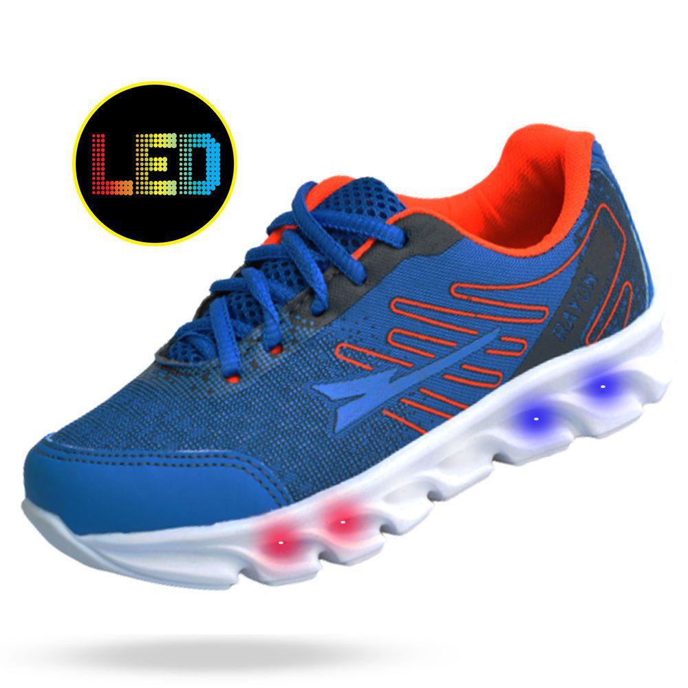 Tênis Infantil Menino LED - Luzinha R4042- RAYON Masculino - Tênis Infantil - Magazine Luiza