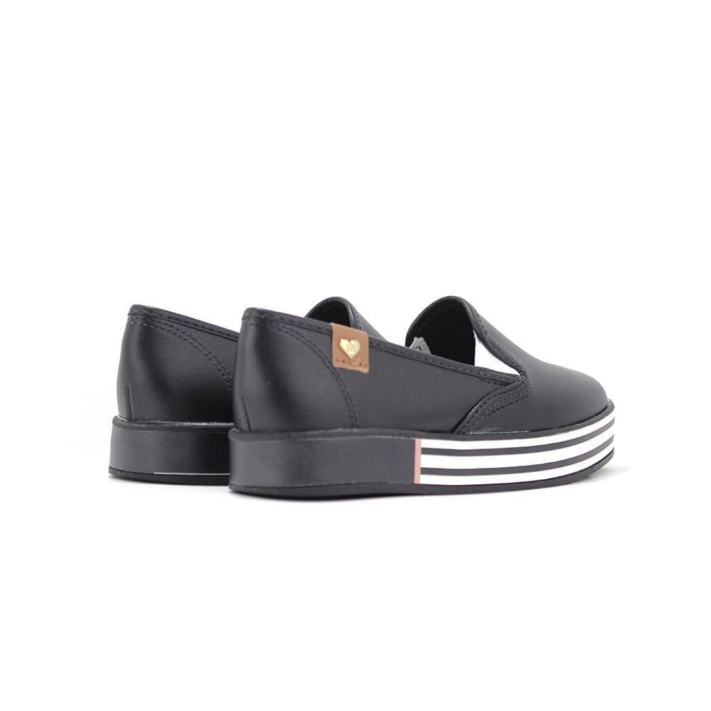 Tênis Infantil Molekinha Slip On Preto - MOLECA - Slipper / Slip On Infantil  - Magazine Luiza